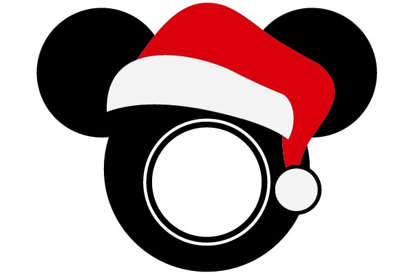 Mickey Mouse Santa Hat Icon
