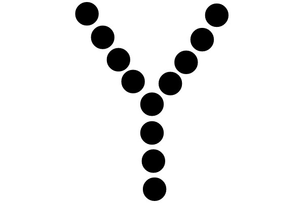 Dot Patterned Y-Shaped Design