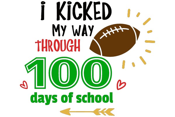 Celebrating 100 Days of School with a Football Theme