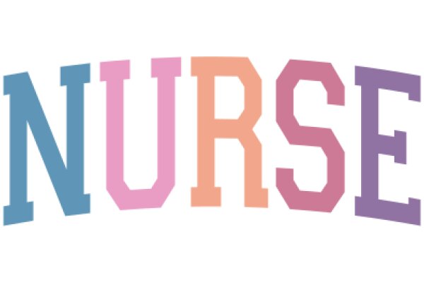 Vibrant Nurse Sign: A Colorful Welcome to the Medical Profession
