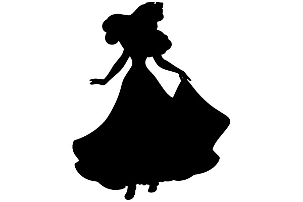 Dancing Princess Silhouette