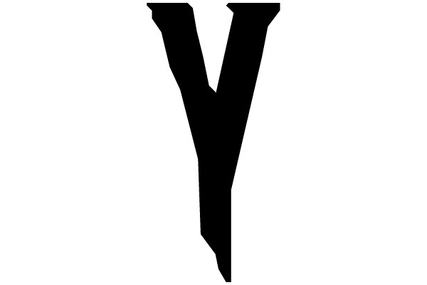 Bold Black Letter Y
