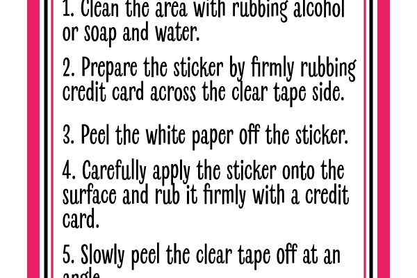 Decal Application