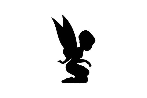 Silhouette of a Fairy