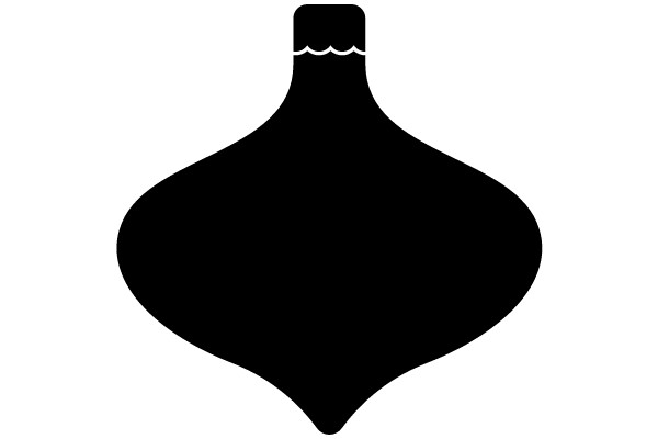 Tall Scalloped Christmas Ornament