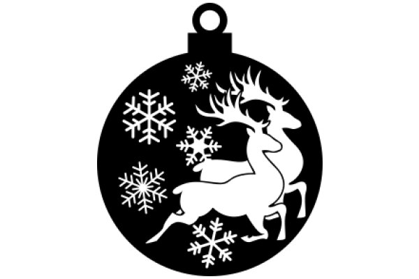 Holiday Cheer: A Christmas Ornament with a Winter Wonderland Scene