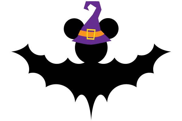 Halloween Bat with Mickey Mouse Hat