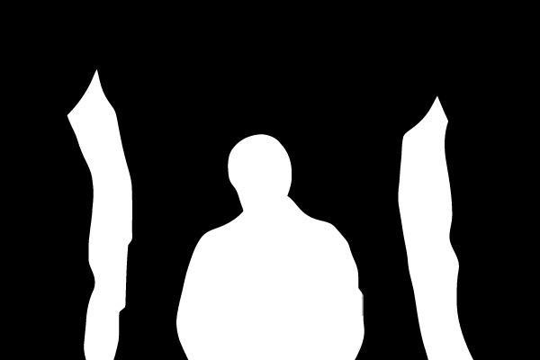 Hulk silhouette.