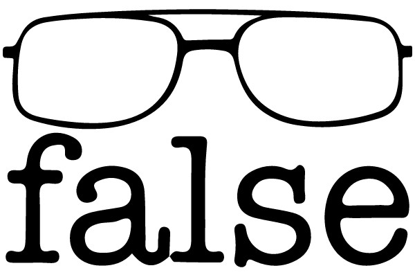 False Eyeglasses