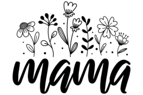 Mama's Garden: A Floral Illustration