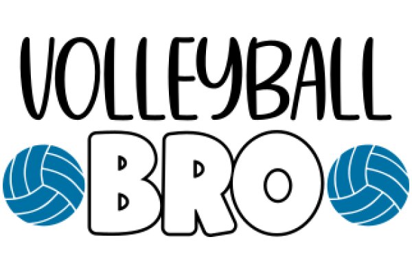 Volleyball Bro: A Graphic Design for a Sports-Themed Brand or Business