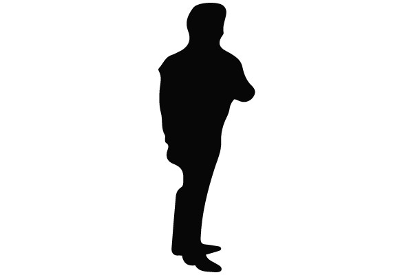 Silhouette of a Standing Person