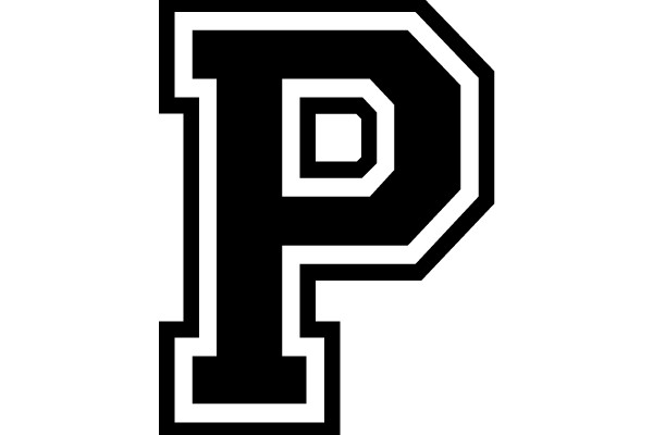 Bold Capital Letter P