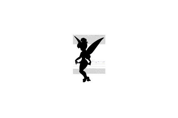 Silhouette of Tinkerbell
