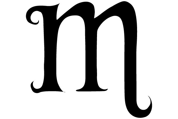 Gothic Font 'M'