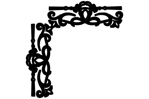 Vintage Ornament: Ornate Flourish Design for Decorative Frames