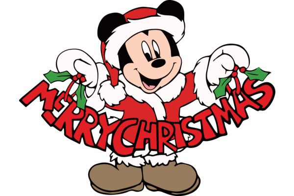 Merry Christmas from Mickey Mouse: A Festive Greeting