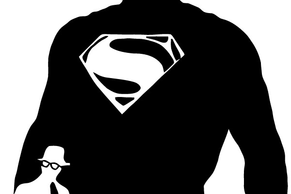 Iconic Superman Silhouette