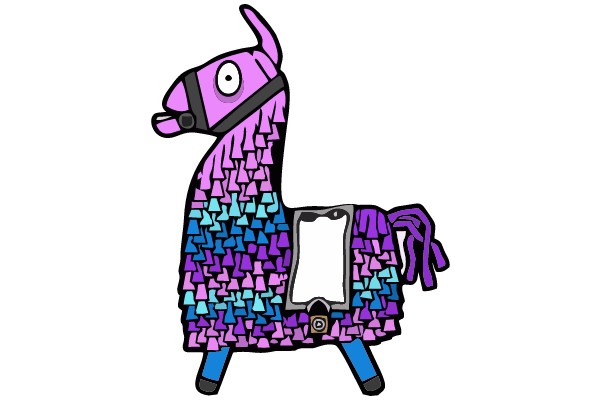 Vibrant Llama with Mobile Phone Integration