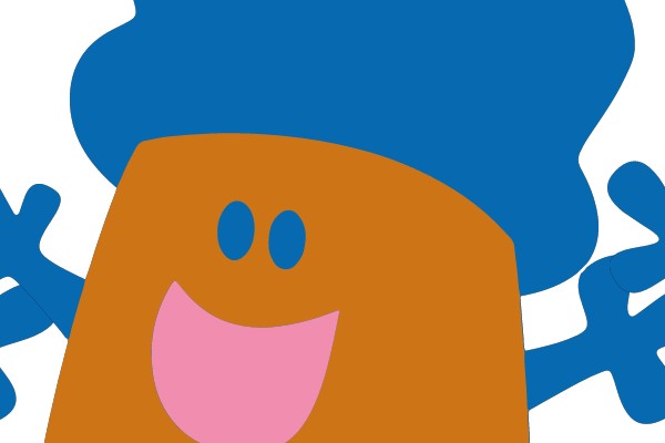 Joyful Character: A Colorful Cartoon Expression