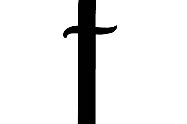 Bold Serif Font Letter 'f'