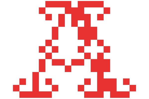 Pixelated Red 