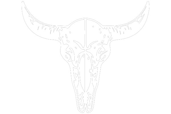 Bull Skull Outline