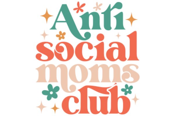 Anti-Social Moms Club: A Graphic Design for a Social Media Post