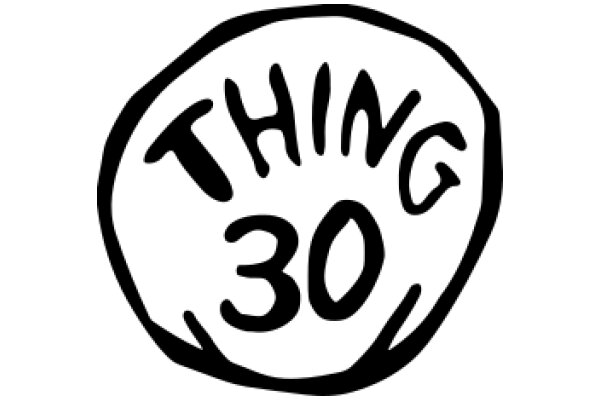 Simplistic Logo for 'Thing 30' with a Circular Design