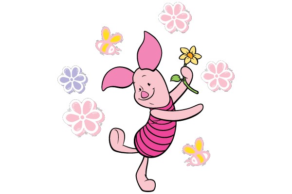 Piglet's Spring Joy