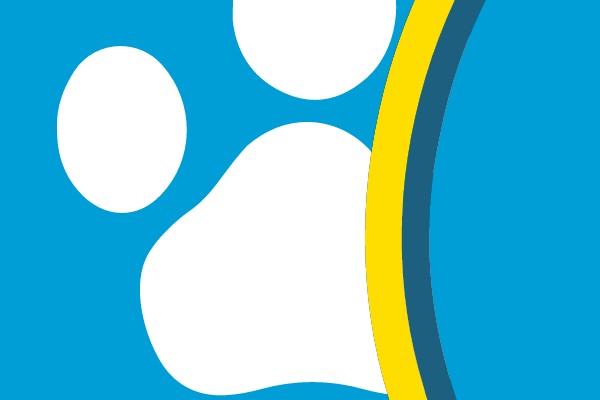 Paw Print Speech Bubble