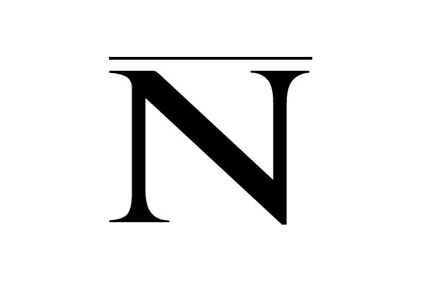Bold Black Letter N