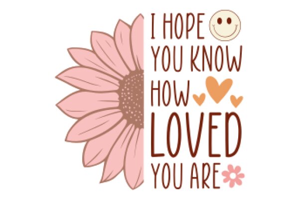 A Heartfelt Message: A Digital Greeting Card with a Smiley Face and a Flower