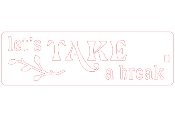 Let's Take a Break: A Visual Guide to Relaxation and Rest