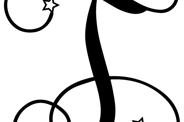 Starry Flourish: A Graphic Design