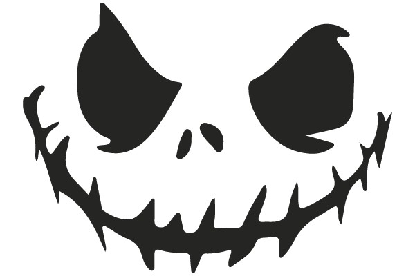 Spooky Pumpkin Face