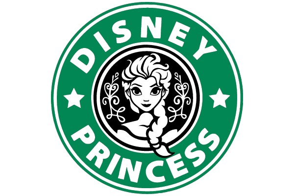 Disney Princess Starbucks Logo