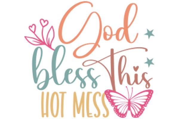 Inspirational Quote Art: A Colorful and Heartwarming Message of Faith and Hope