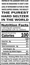 The Purest Hard Seltzer in the World: Nutrition Facts and Ingredients