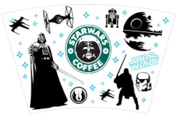 A Star Wars-themed Coffee Shop Logo