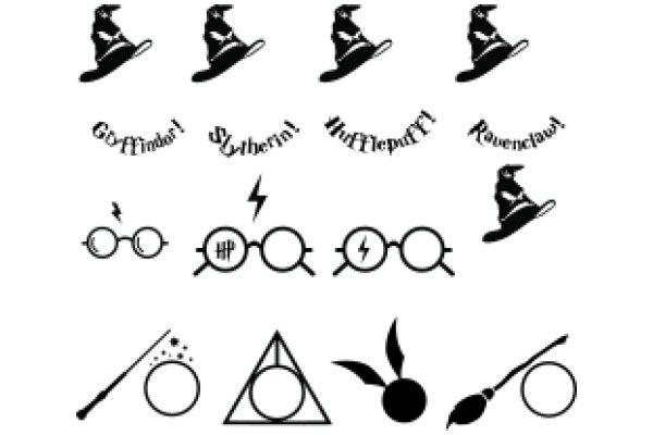 Magical Icons: A Collection of Symbols from the Harry Potter Universe
