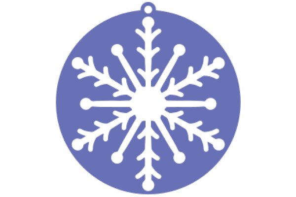 Purple Snowflake Decoration: A Symbol of Winter's Charm