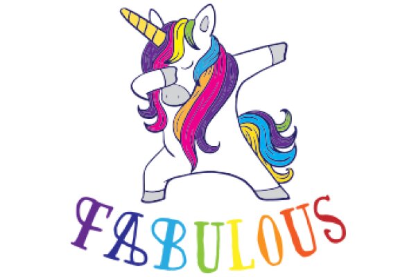 Fabulous Unicorn: A Colorful and Stylish Logo
