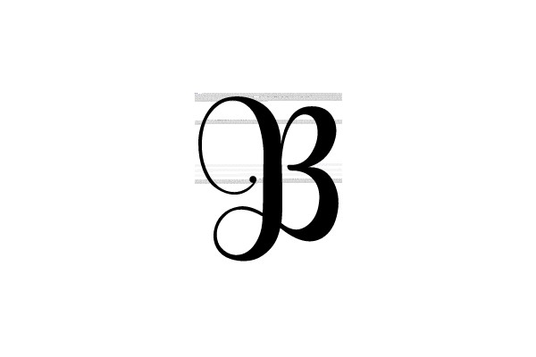 Gothic Script Initial 'B'