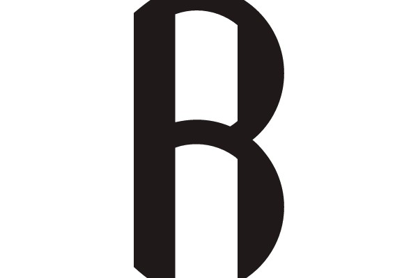 Bold Capital Letter 'B'