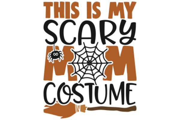 This is My Scary Mom Costume: A Playful Halloween Design