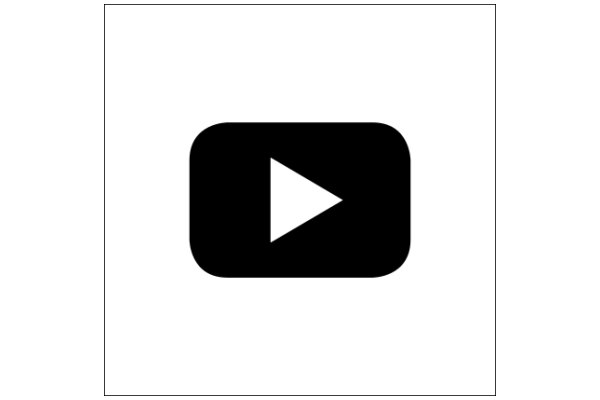 Simplistic Design: A Square with a Play Button