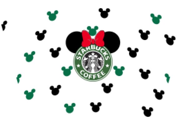 A Starbucks Coffee Adorned with Disney Mickey Mouse Ears and Minnie Mouse Bow