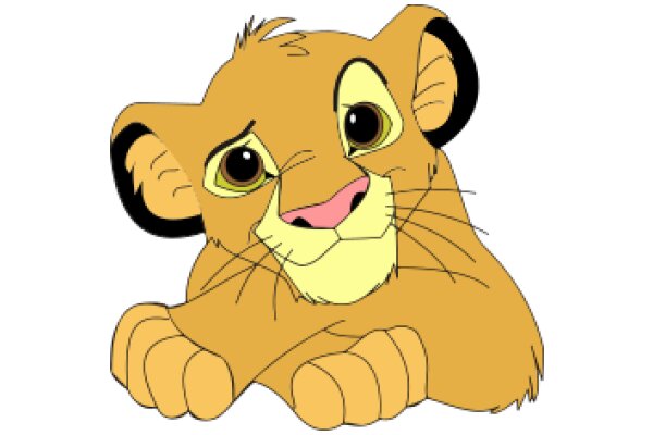 A Lion's Curious Expression