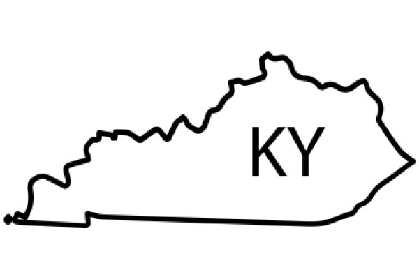 Simplistic Map of Kentucky